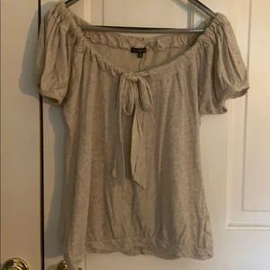 Gap adjustable off/on shoulder top!